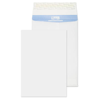 Premium Secure Envelope TR13301 White Gusset Pocket 381x254mm