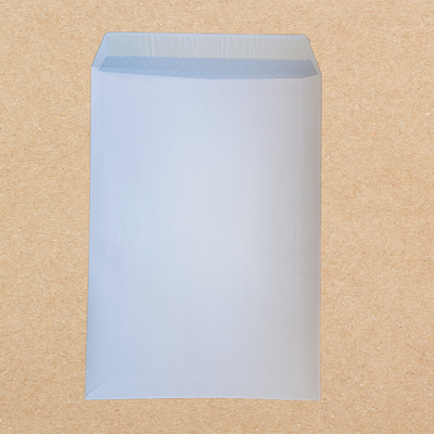 River Series White C4 Envelope Back View