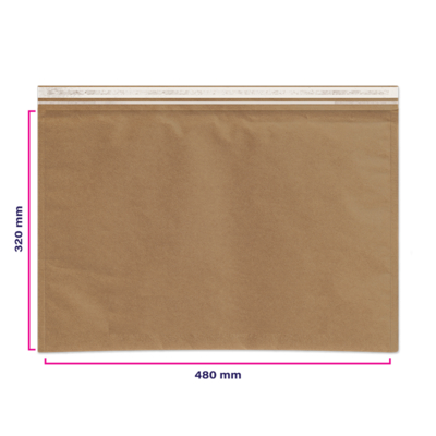 Paper Mailing Envelope Kraft Brown 320 x 500mm Box of 50