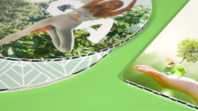 Smartbond Medium printed and round cut green