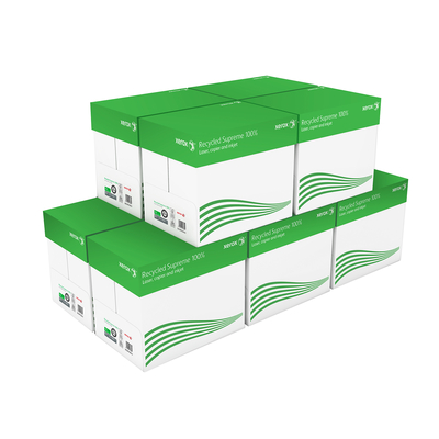 Xerox Supreme 100% Recycled White Printer Paper A4 80gsm pack of 500 sheets