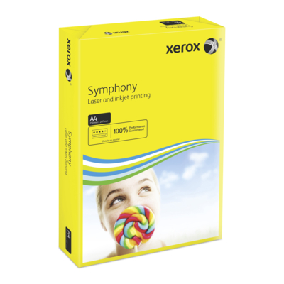 Xerox Symphony Strong Dark Yellow A4 80gsm Pack of 500 Sheets