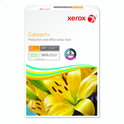 Xerox Colotech+ Paper For Digital Colour Printing A3 300gsm pack of 125 sheets
