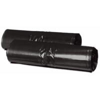 Black Polyethylene Bin Bags 450x975mm 140gsm