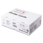 Xerox Divider Cards Straight 223x297mm 500 Sheets 5-Part