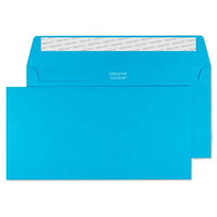 Purely Creative Colour Envelopes Caribbean Blue 25210 120gsm 25 Per Pack