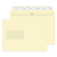 Purely Creative Colour Envelopes Milk White 351W 120gsm 500 Per Pack