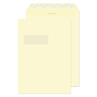 Purely Creative Colour Envelopes Vanilla Ice Cream 954W 120gsm 250 Per Pack