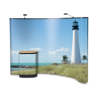 Coala Pop-Up Polyester W Display Banner White 914mm x 20 Metres 350 Micron