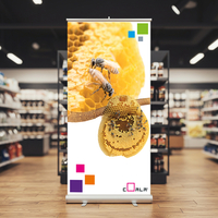 Coala Roll-Up Polyester W Display Banner White 914mm x 30 Metres 190 Micron