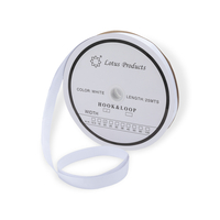 Hook-and-Loop Velcro Fastener Loop Self Adhesive White 50mm x 25 Metres