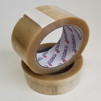 Master'in Clear Polypropylene 28 Micron Hot Melt Packing Tape 48mm x 66m Box of 36 Rolls