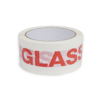 Packing Tape Printed Glass with Care Roll
