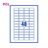 PCL Labels PCL4020OW 48 Labels per Sheet