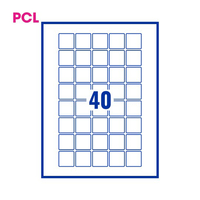 PCL Labels PCL3131 31x31mm 40 Labels per Sheet