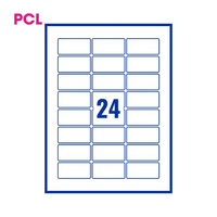 PCL Labels PCL6030 60x30mm 24 Labels per Sheet