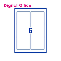 PCL Digital Office Labels PCL L6/99630SE 99.1x93.1mm 6 Labels per Sheet