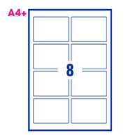 PCL Series 5 10070 100x70mm 8 Labels per Sheet