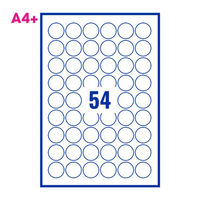 PCL Series 5 32 32mm 54 Labels per Sheet
