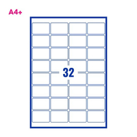 PCL Series 5 5134 51x34mm 32 Labels per Sheet