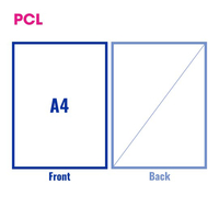 PCL Label A4 with Score Back