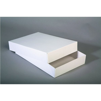 Single Wall White Stationery Box 215x156x57mm Pack of 100