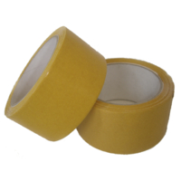 Coala Floor Tape Double Sided Adhesive Polyester Clear Film  50mm x 25 Metre 160 Micron