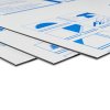 Dilite White Aluminium Composite Matt/Matt 1500x3050 2mm