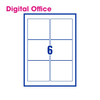PCL Digital Office Labels PCL L6/99630SE 99.1x93.1mm 6 Labels per Sheet