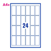 PCL Series 5 3475 34x75mm 24 Labels per Sheet