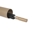 Single Flute Postal Tubes 50x625mm with End Caps A1 Pack of 25
