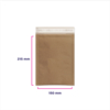Paper Mailing Envelope Kraft Brown 170 x 215mm Box of 300