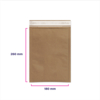 Paper Mailing Envelope Kraft Brown 200 x 260mm Box of 200