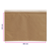 Paper Mailing Envelope Kraft Brown 320 x 500mm Box of 50