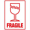 Transpal Parcel Labels 108 x 79mm printed FRAGILE