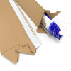 Single Flute Triangular Tube 100x100x500mm Self Seal