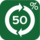 50% Recycled